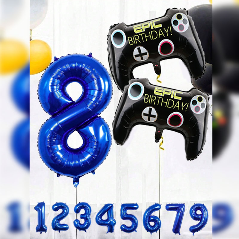 Gaming Accessories Boys - مجموعة مستلزمات حفلات ألعاب الفيديو مكونة