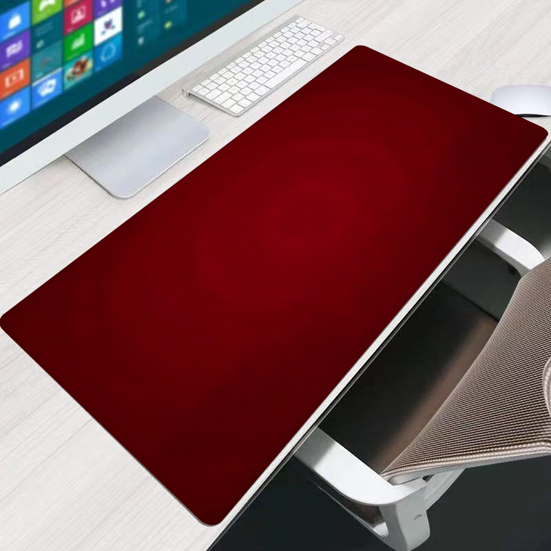 Gaming Accessories For Gaming Laptop - لوحة ماوس حمراء للمكتب، حصيرة مكتبية
