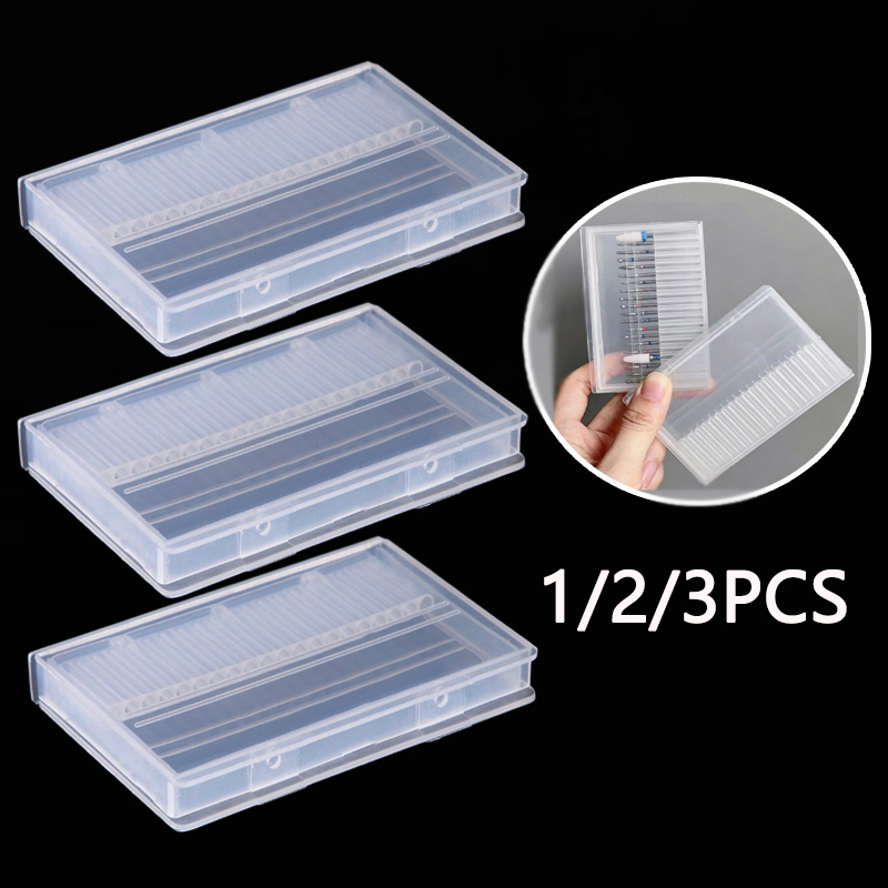 Gaming Accessories Storage - 1/2/3 قطع صندوق تخزين بلاستيكي شفاف