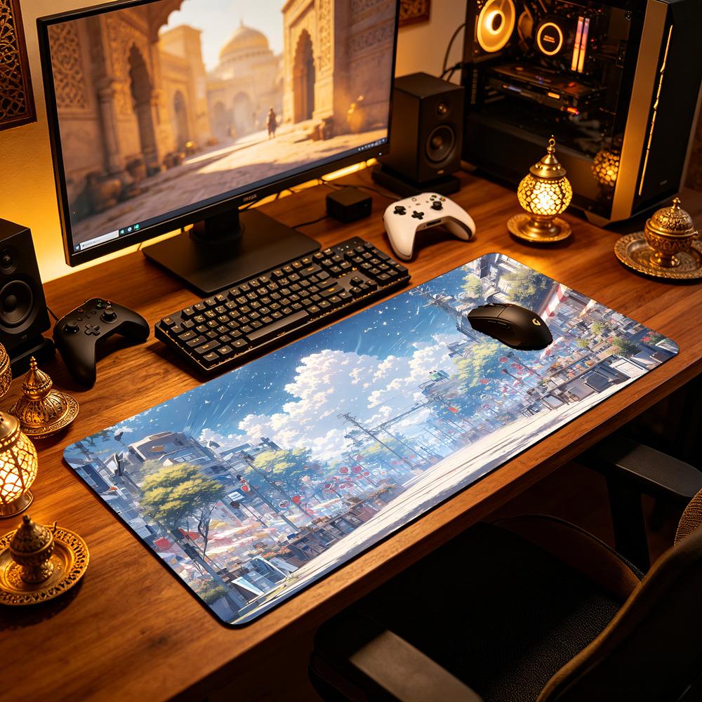 سجادة فأرة كبيرة بتصميم مشهد ح - مراجعة Gaming Accessories Market وسعره