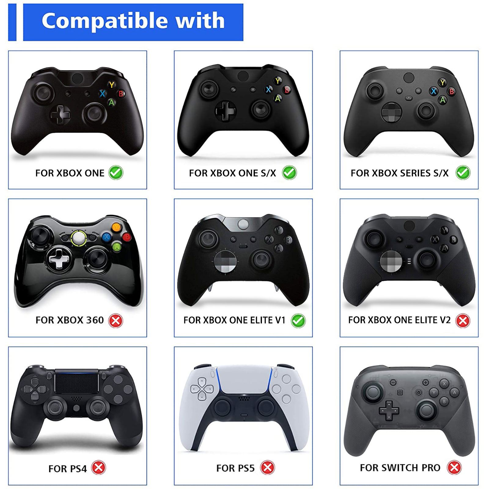أزرار عصا تحكم تناظرية معدنية  - مراجعة Jjk Gaming Accessories وسعره