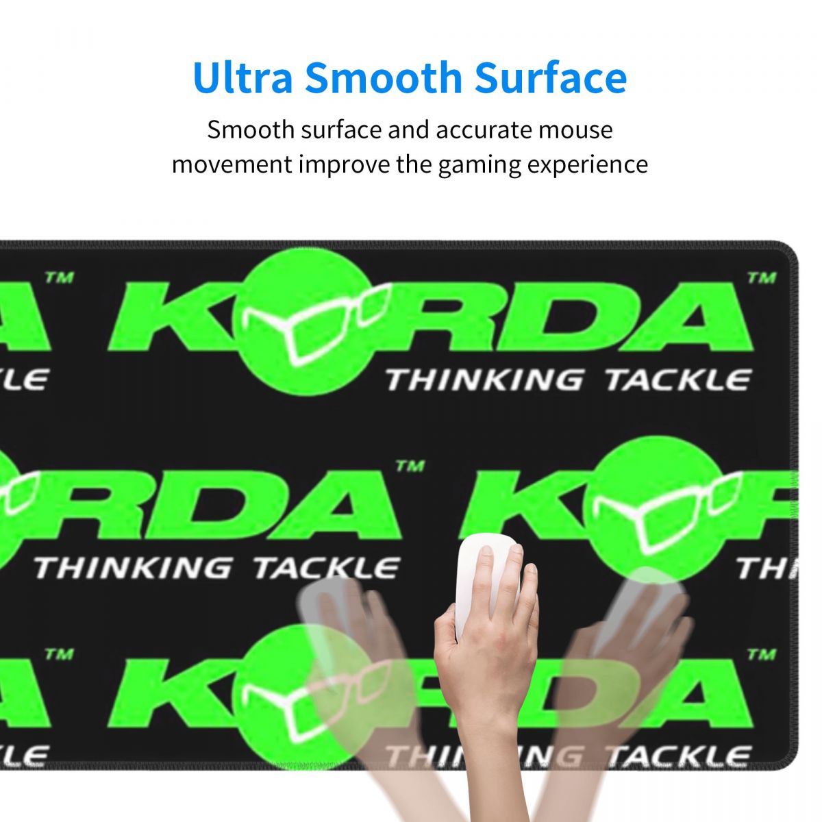 بساط فأرة كبير بشعار كوردا فيش - مراجعة Gaming Accessories Logo وسعره