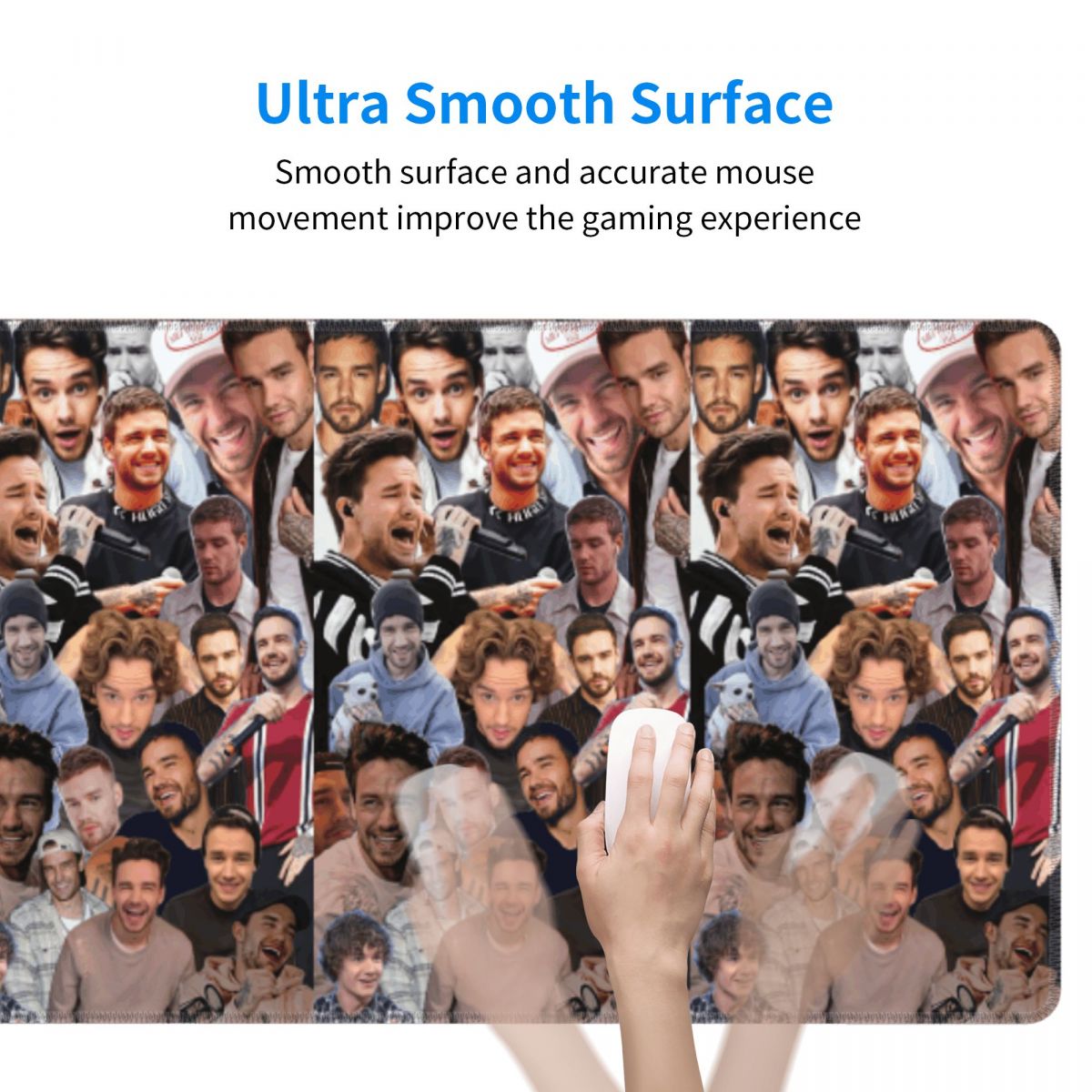 بساط فأرة كبير مع صورة ليام با - مراجعة Gaming Accessories Photo وسعره
