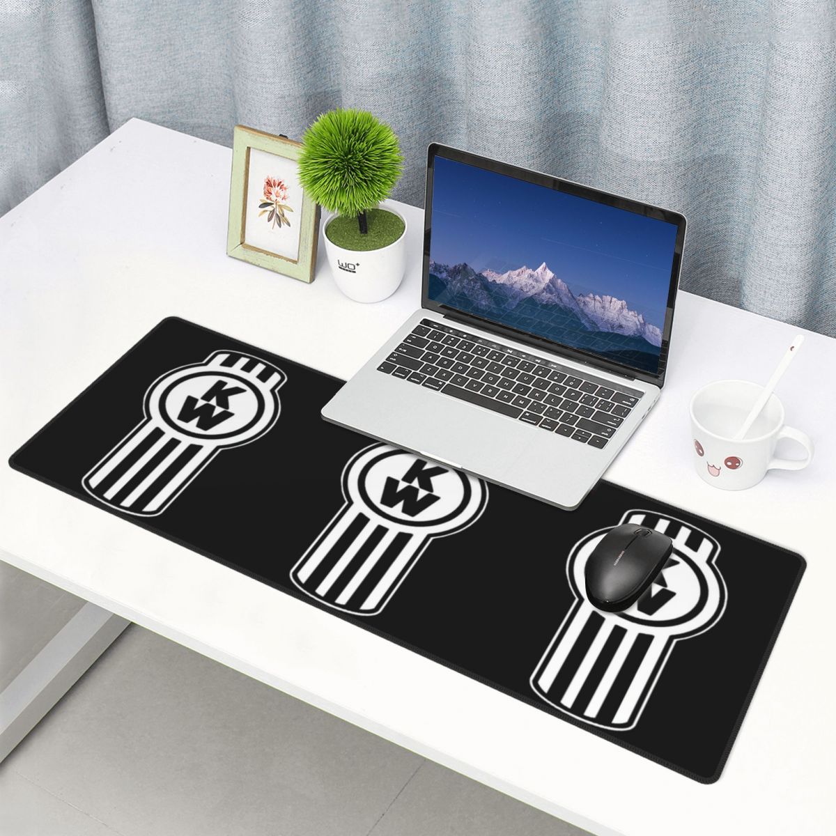 بساط فأرة كبير بشعار شاحنة كين - مراجعة Gaming Accessories Logo وسعره
