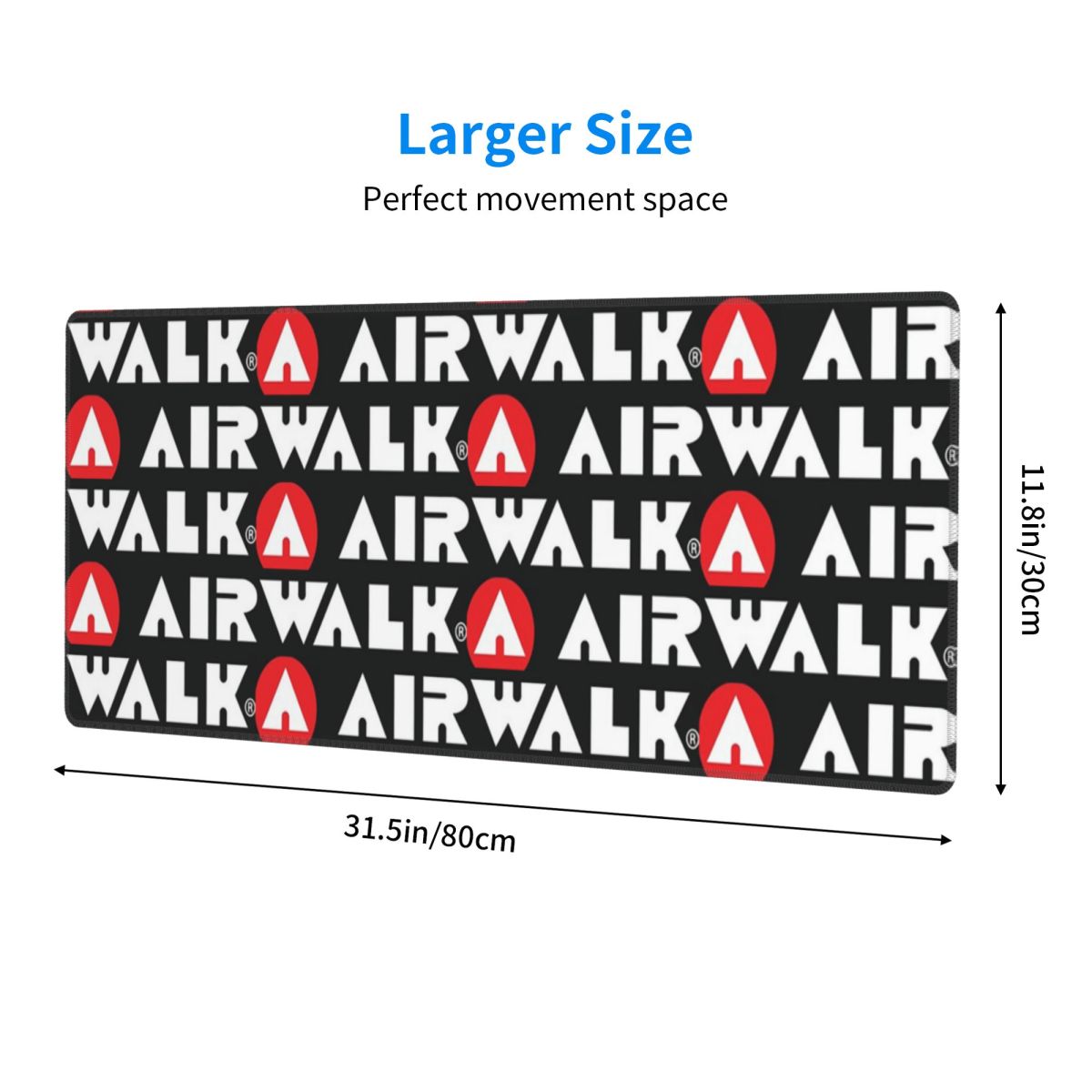بساط فأرة كبير بشعار Airwalk،  - مراجعة Gaming Accessories Logo وسعره