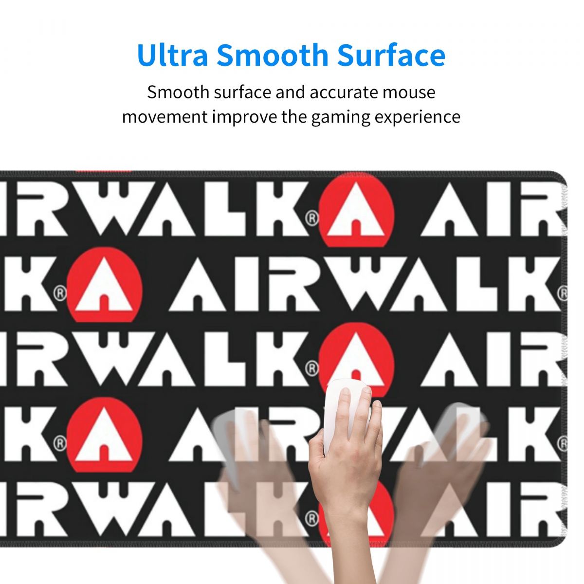 بساط فأرة كبير بشعار Airwalk،  - مراجعة Gaming Accessories Logo وسعره