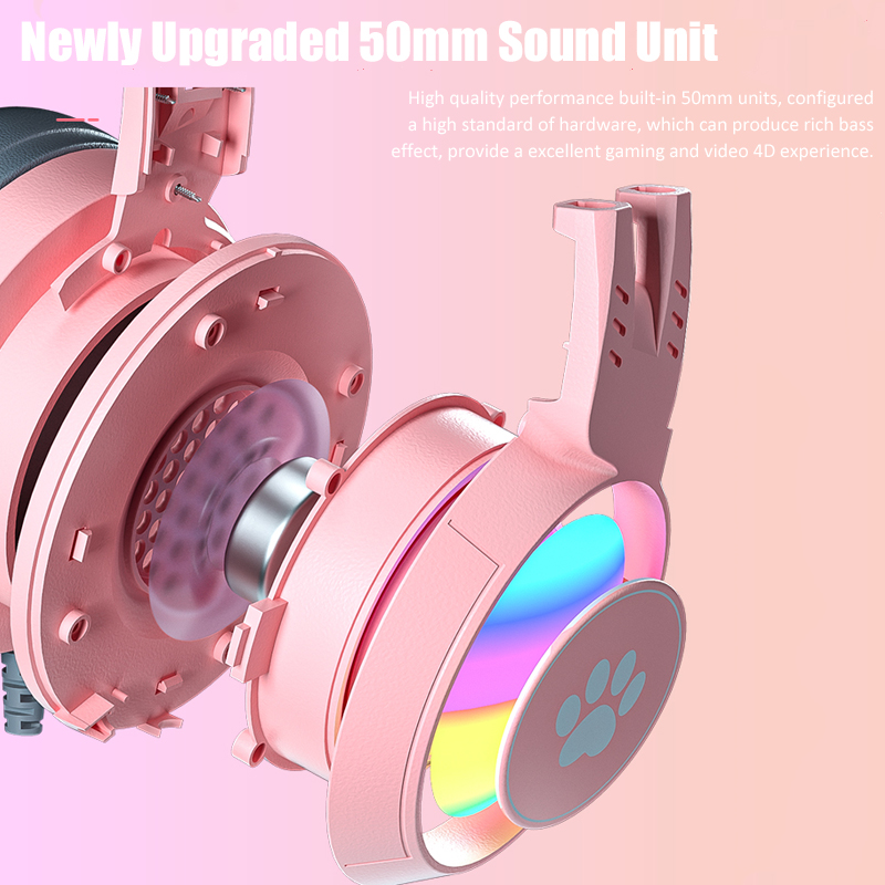 سماعات أذن القط اللطيفة مع ميك - مراجعة Gaming Accessories For Kids وسعره