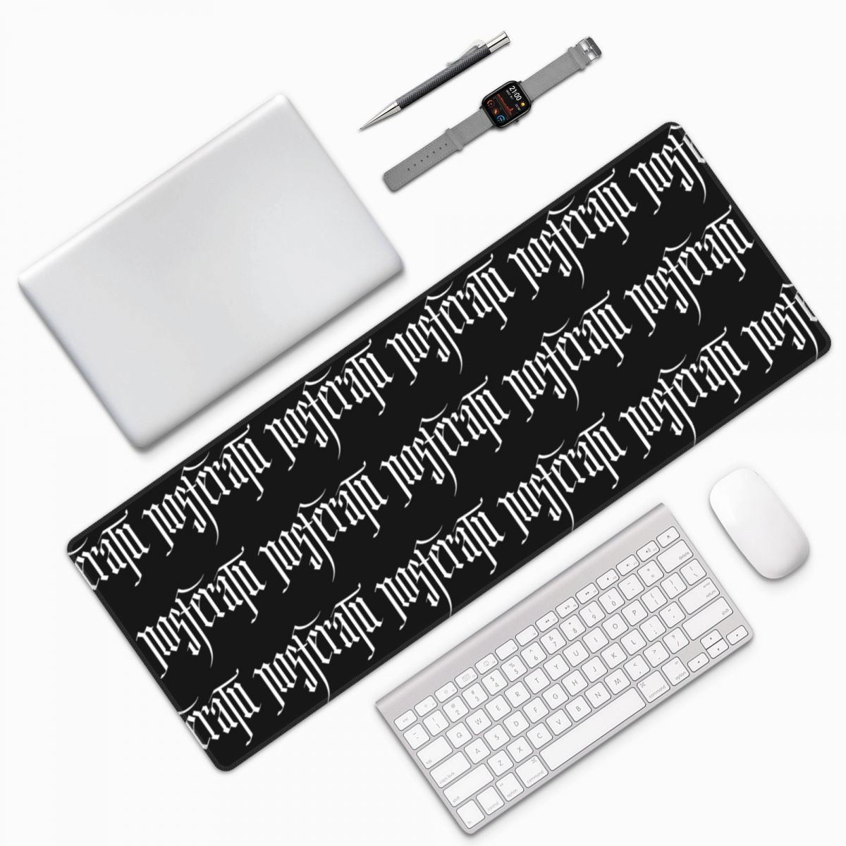 وسادة فأرة كبيرة بشعار فيلم نو - مراجعة Gaming Accessories Logo وسعره